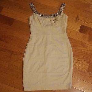 Beige Bisou Bisou dress